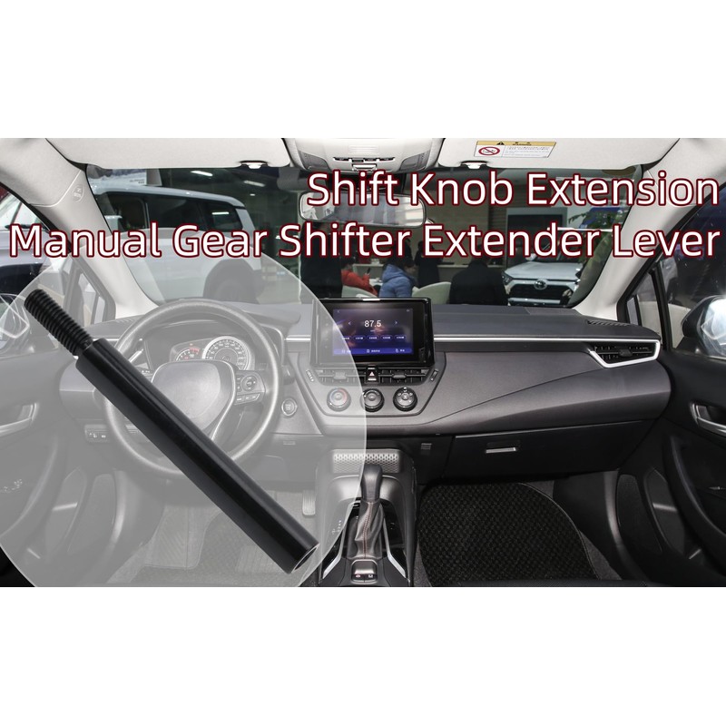 SIXRUN Shift Knob Extension Manual Gear Shifter Extender Lever M10x1.5