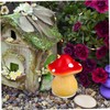 Operitacx Unique Mushroom Statues Garden Decoration Hide a Key Outdoor