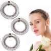 TUICARE 3Pieces Flexible Plastic Circular Stretch Hair Combs, Headband Hairband