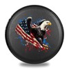 AXULUXAL American Eagle USA Flag Spare Tire Cover Camper Wheel