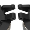 2Pcs RC Steering Knuckles Black Coated Brass Front Steering Knuckles