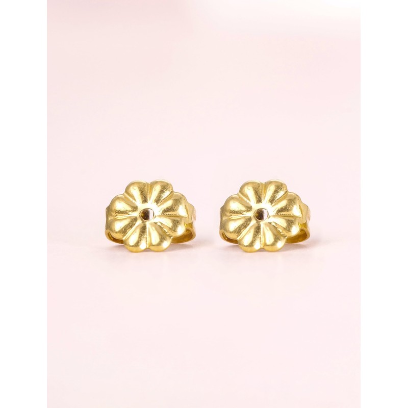 Limerencia Pure Titanium Earring Backs Replacements, Hypoallergenic for Sensitive Ears,