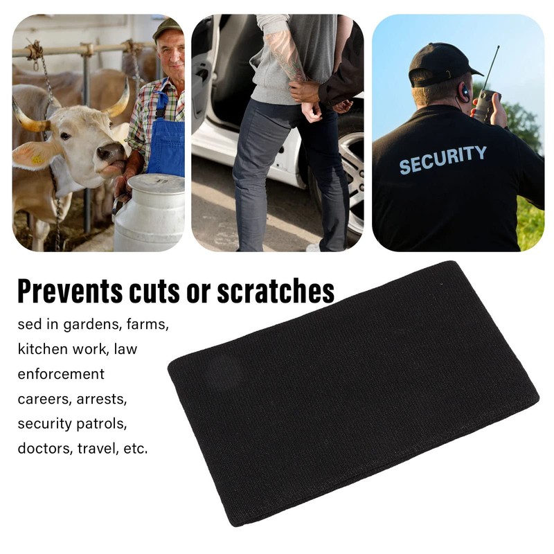 Natudeco 5-stage cut protection, sweat neck protection, breathable, reusable, cut-resistant