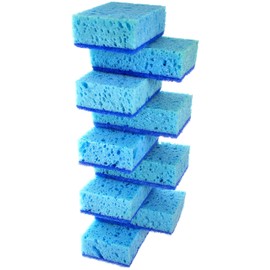 Okleen Blue Multi Use Scrub Sponges. Made in Europe. 9 Pack