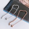 925 silver 18k silver bracelet chubby heart ball bracelet silver