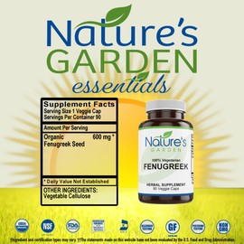 NATURE'S GARDEN ESSENTIALS Fenugreek - 90 Veggie Caps