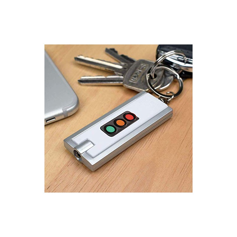 Azeeda 'Traffic Light' Keyring LED Torch (KT00015001)