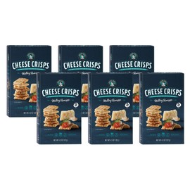 John Wm. Macy's Melting Romano Cheese Crisps, Non-GMO, 4.5 Ounce (Pack of 6)