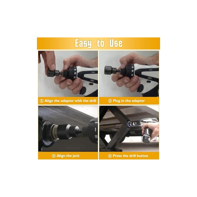 South Bend Components Camper/RV Scissor Jack Drill Adapter Socket |