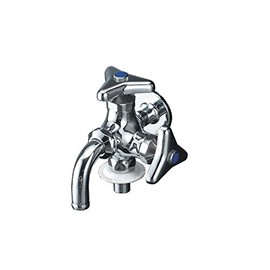KVK K124BNZ-JAN Double Mouth Side Faucet (With One-Touch Nipple With Brim) For Cold Areas