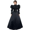 ANDHOM Gothic Victorian Dress Witch Vampire Costume with Rococo Ball