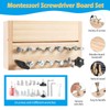INIFEIDALA Montessori Screwdriver Board Set,Montessori Toys for 3 4 5
