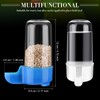 Weewooday 4 Pieces Automatic Bird Feeder Cage Water Dispenser Bird
