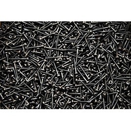 (1000) Square Drive Pan Head 6 x 1-1/4 Fine Face Framing Type 17 Wood Screws