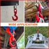 HENBOW 2 Ton Swivel Lifting Hooks,G80 Trailer Safety Chain Hooks
