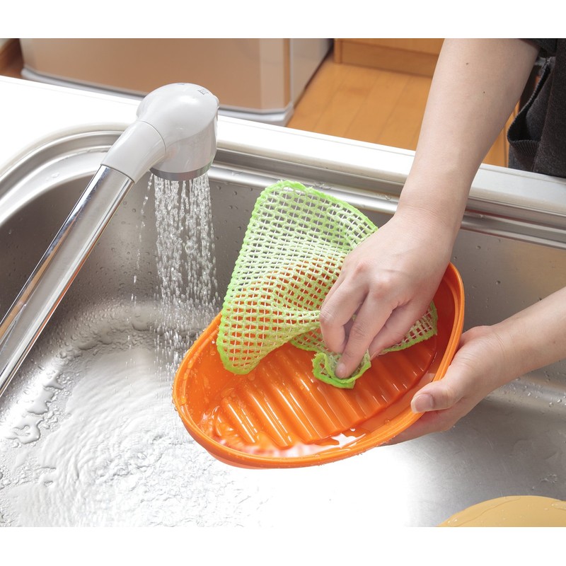 Sanko BO-49 Surprise Fresh Kitchen Sponge, Pink Green