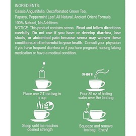 Dieter's Green Tea (Extra Strength) (20 Tea Bags) 4-Pack