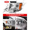 ADCARLIGHTS Headlight Assembly for 2009-2014 Ford F150 Pickup Headlamp fit