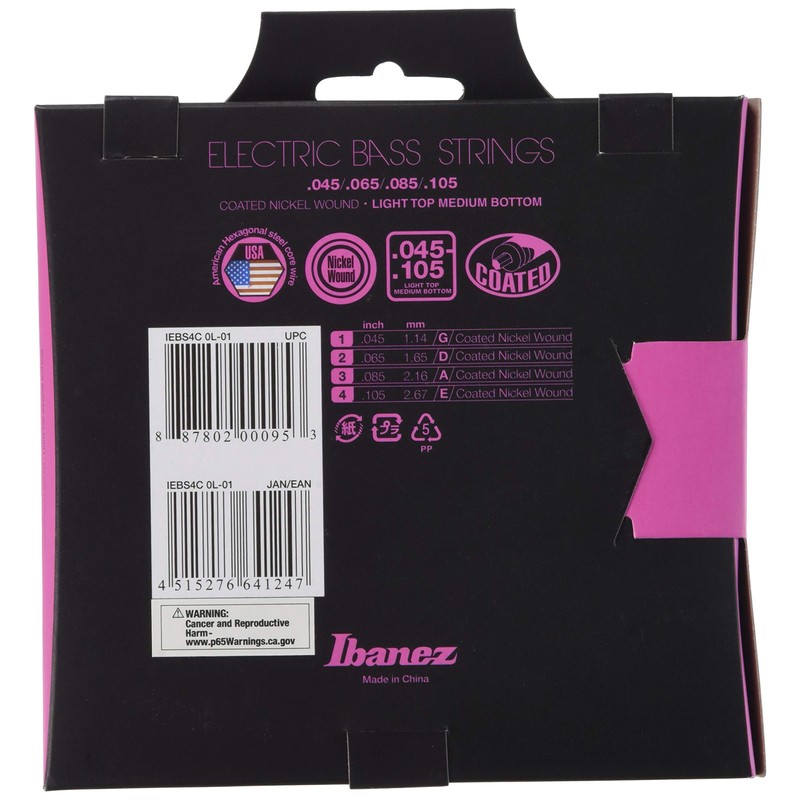 Ibanez IEBS4C 4 String Electric Bass Nickel Wound Coated String