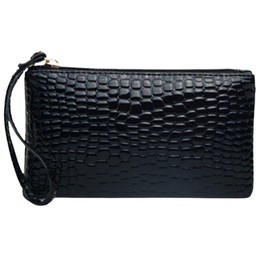 ORIJIRI Women's Clutch Bag, Second Bag, For Weddings, Ceremonies, Smaller, Formal, Compact Clutch, PU Leather, Simple, Black