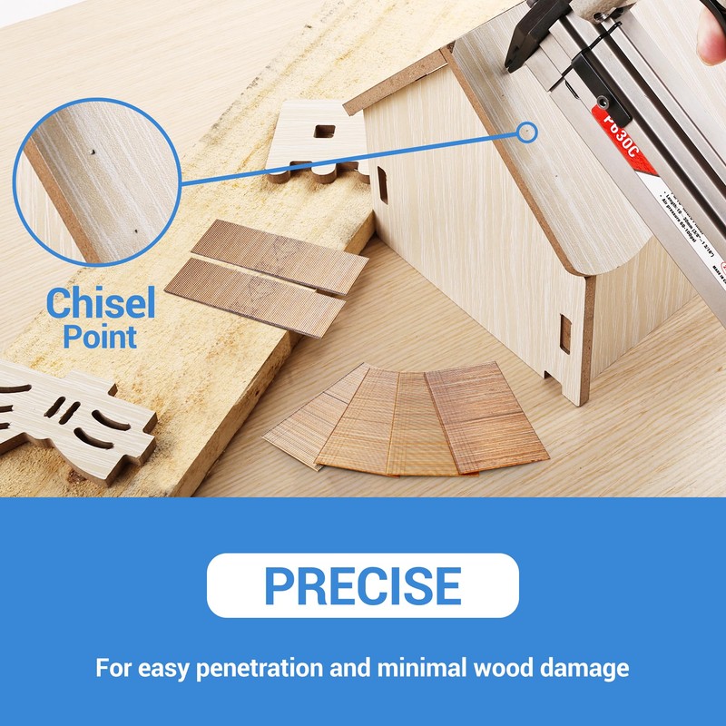 meite 23 Gauge Pin Nails, 10000 Counts 1/2-Inch Micro Headless