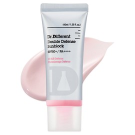 Doctor Different Double Defense Sunblock SPF50+ PA++++, 40ml, 1 piece / 닥터디퍼런트 더블 디펜스 선블록 SPF50+ PA++++, 40ml, 1개
