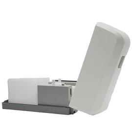 Hiketron Wall-Mounted Automatic, Touchless Hand Liquid Soap Dispenser, Adjustable Dispensed Volume Battery Operated, White (33.81 fl. oz. /1000 mL) (Black)