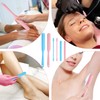 WLLHYF 6Pcs Non-Stick Wax Spatulas Set Silicone Spatula Wax Hair