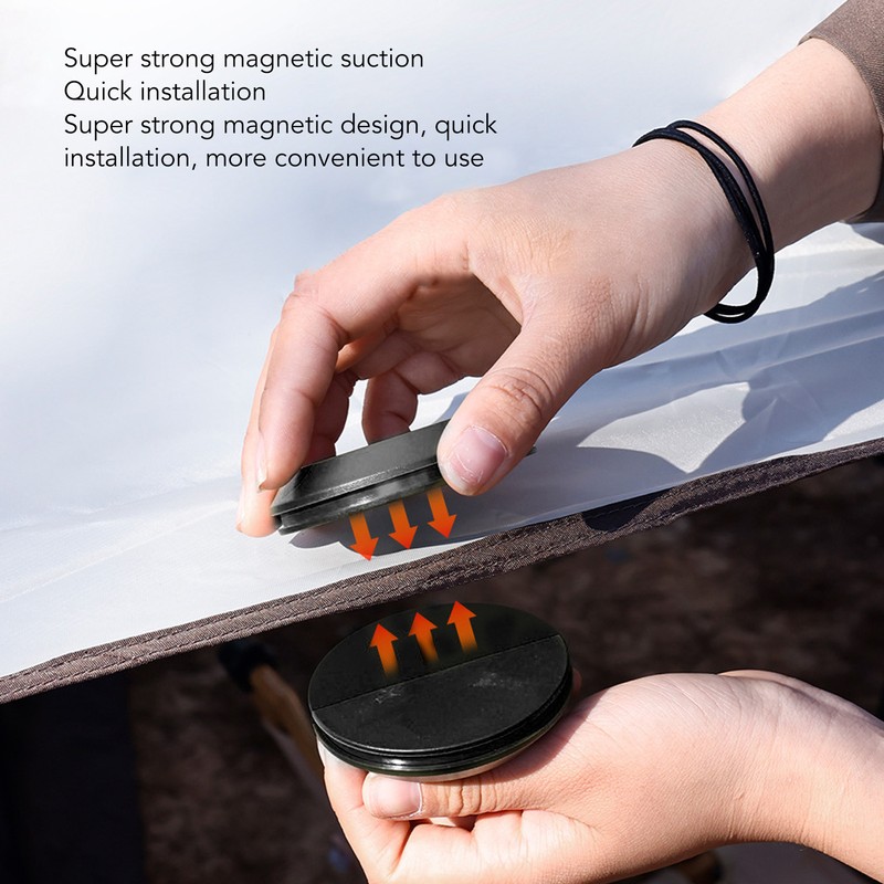Canopy Magnetic Hooks Strong Magnet Easy to Install Tent Magnetic