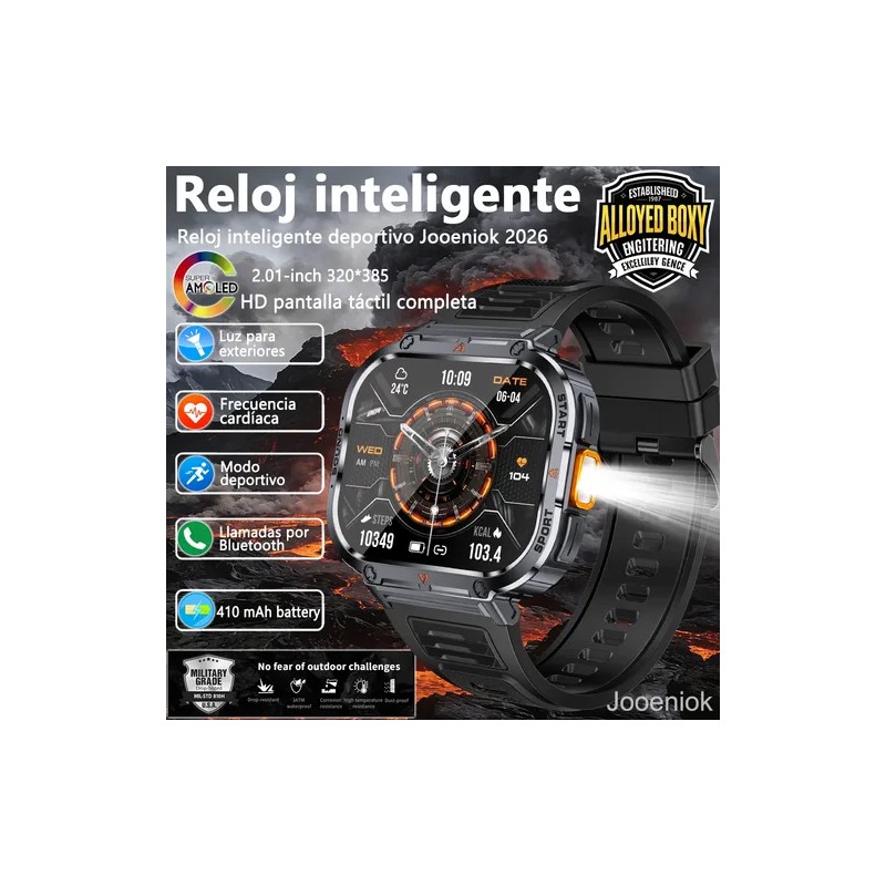 Reloj Inteligente Deportivo Para Hombre Smartwatch Mujer Llamadas Bluetooth Con