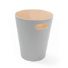 Umbra Woodrow 2 Gallon Modern Wooden Trash Can, Wastebasket, Garbage