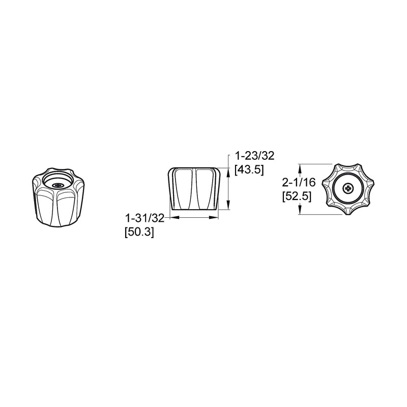 Pfister 9400860 Classic Round Acrylic Handle