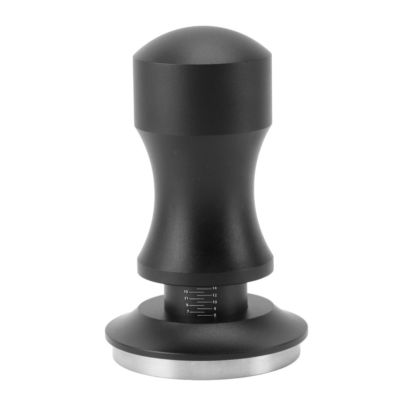 Coffee Tamper Adjustable Depth Spring Loaded Coffee Tamping Tool with