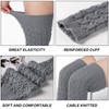 Moon Wood Plus Size Extra Long Leg Warmers for Women