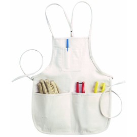 Custom Leathercraft C11 Loop Neck Bib Apron, 4-Pocket