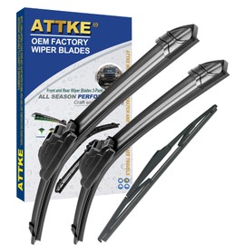 ATTKE 3 Wipers for Kia Telluride 2020-2023 Replacement (26″ + 18″ + 13″ Front Wiper Blades + Rear Wiper Blades)