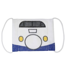 Pioneer SOM350-SOM101 Children's Gauze Mask, 0 Series, Shinkansen, White