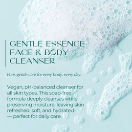 AYRA SPA - Gentle Essence Face & Body Cleanser | Dermatologically Tested | Cleanses, Nourishes & Prevents Dryness | Suitable for Sensitive Skin | Vegan & COSMOS Natural Certified