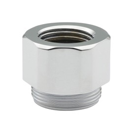 Gaona GA-HW002 GA-HW002 Pipe Adapter for Faucet with Coupling (G1/2 Screws, 0.6 inch (16 mm) Pipe Attachment)