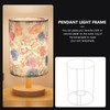 Hemobllo DIY Lampshade Frame - Iron Lampshade Carrier Metal Lampshade