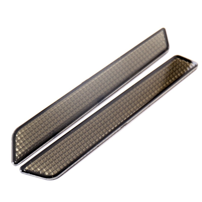 Black Saddlebag Outer Lid Hinge Latch Covers For Harley Touring