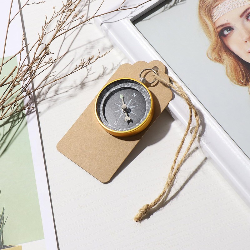 Toyvian 10 x Compass Pendants for Birthday Wedding Party