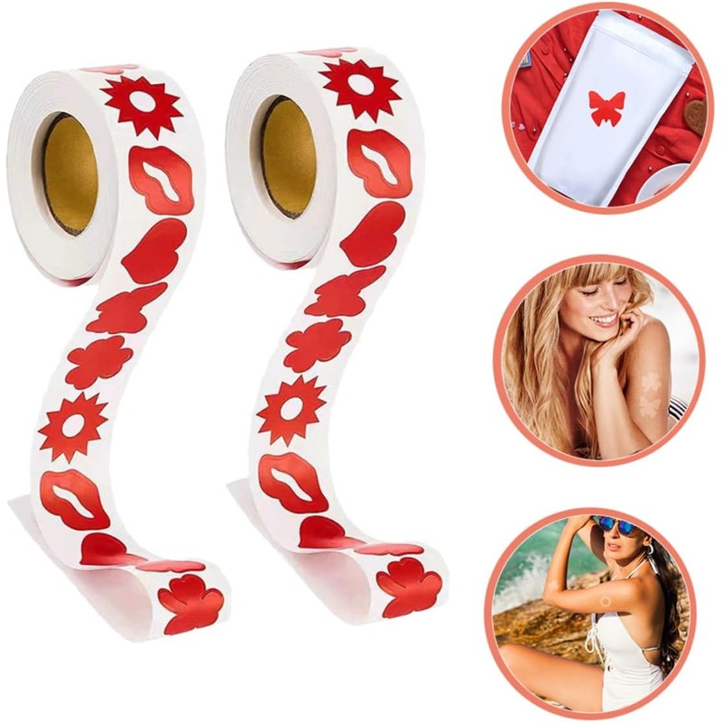 GALPADA 2rollos Pegatinas Bronzeadoras Corporales Autoadhesivas Decoración Para Brazos Cara