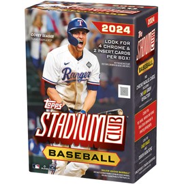 Topps 2024 Stadium Club Baseball Factory Sealed Value Box - Baseball Wax Packs