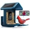 Bird Feeder with Camera Solar Powered : Smart Camera Bird
