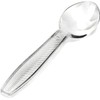 Signature Packaging - Re-usable Plastic Dessert Spoons 100 Pack -