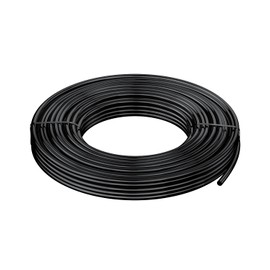 Pawfly 7.5 M Drip Irrigation Tubing 4-6 MM, Blank Distribution Tubing for Drip Irrigation System, Black PVC Micro Drip Line, Drip Irrigation Hose Roll for Garden Watering, Drip Irrigation Part