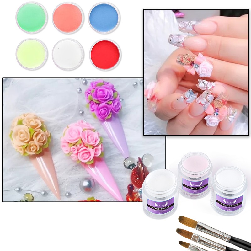 Acrylic Nail Kit Acrylic Powder & Liquid Set with Nail