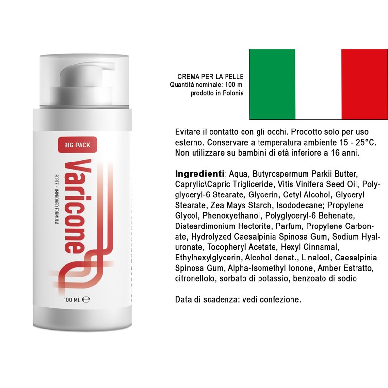 Creme Varicone Forte - 300 ml (3 x 100 ml)