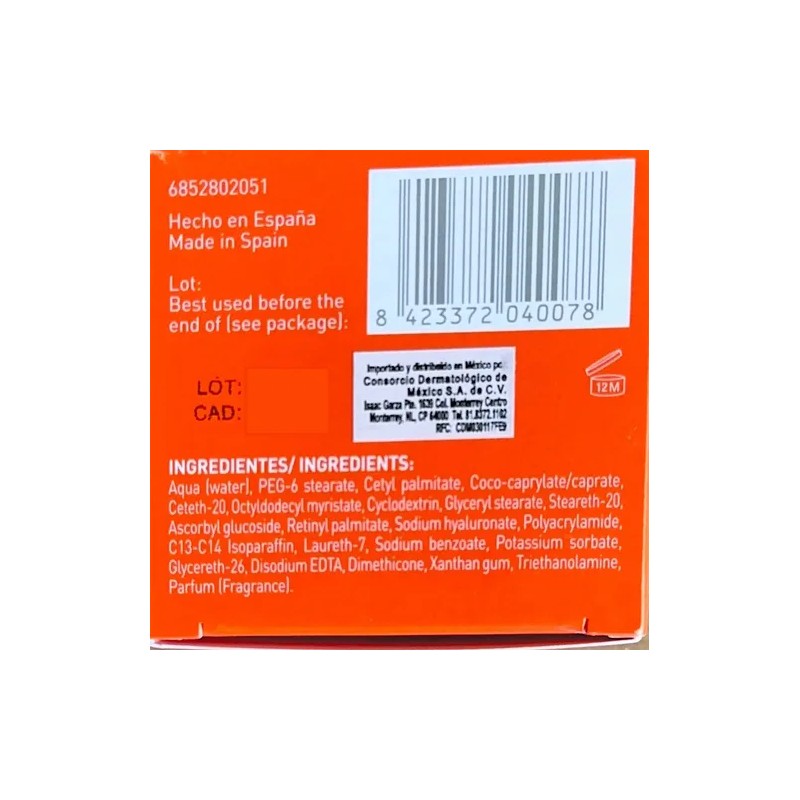 Genové Fluidbase Rederm Retinol + Vit. C Crema Facial 30ml
